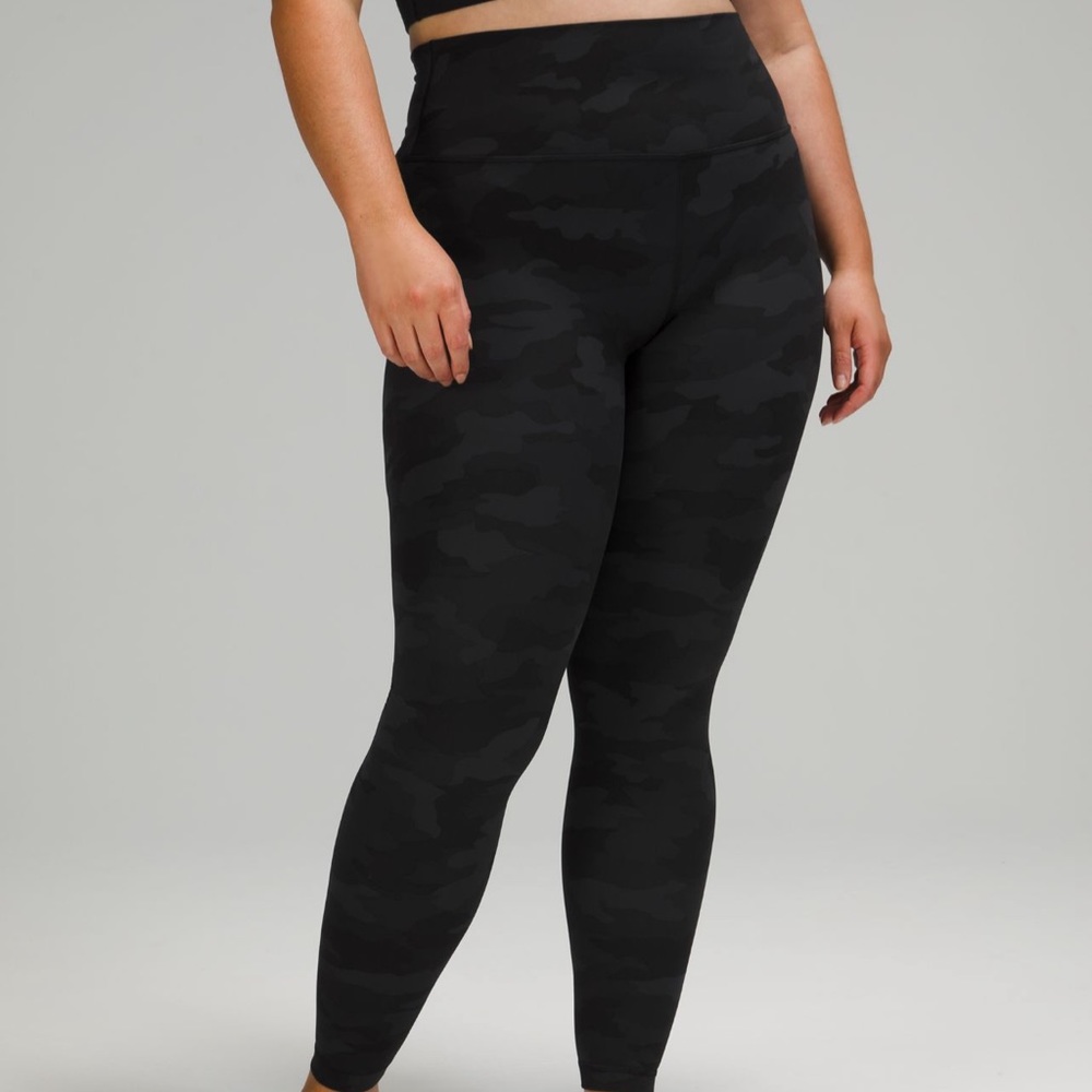Lululemon align high-rise pants 31” in the color heritage 365 camo